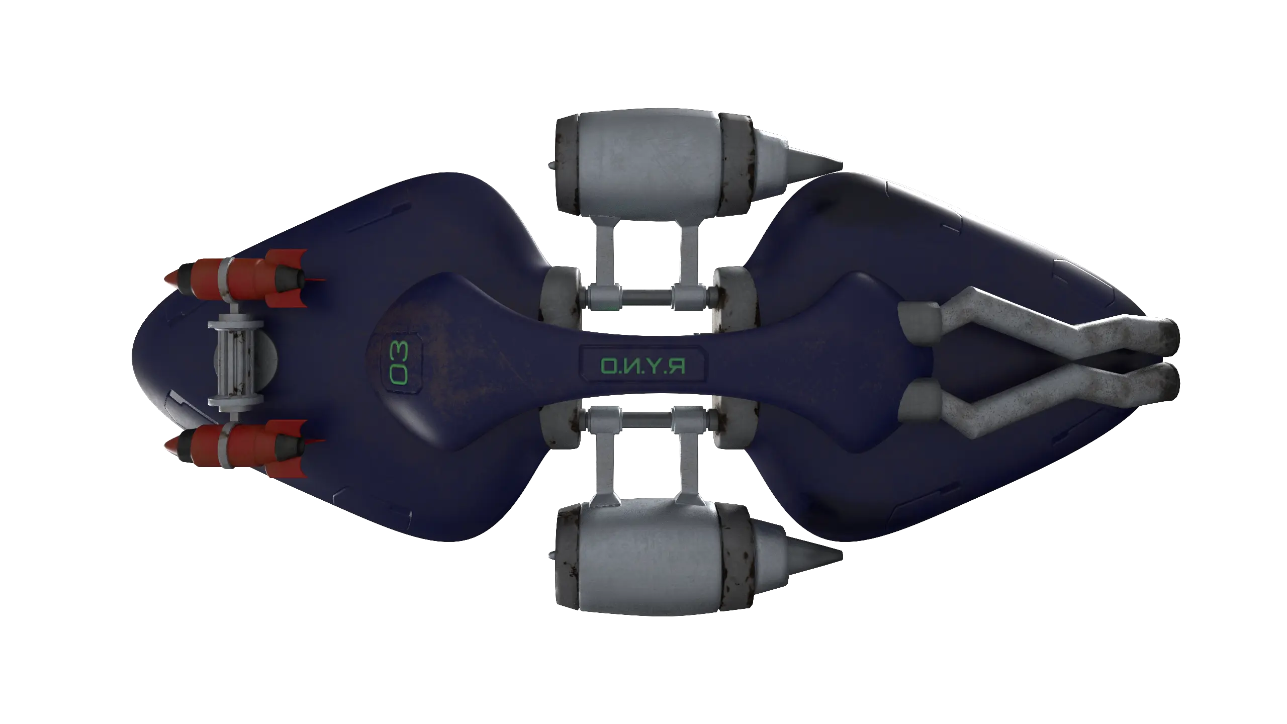 Hoverboard Bottom View